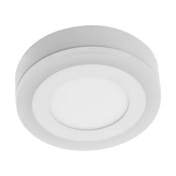   LED-es  TWINS, 9W (6W + 3W), 640lm, AC110-240V, 50/60 Hz, PF>0,5, RA>80, IP20, 120°, 3000K (süllyesztett), fehér.