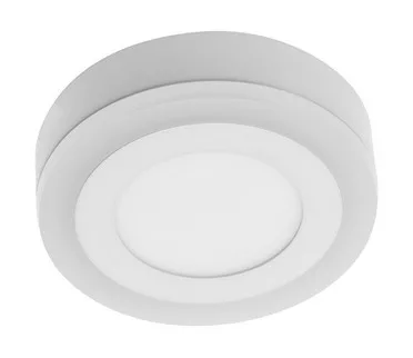 LED-es  TWINS, 9W (6W + 3W), 640lm, AC110-240V, 50/60 Hz, PF>0,5, RA>80, IP20, 120°, 3000K (süllyesztett), fehér.