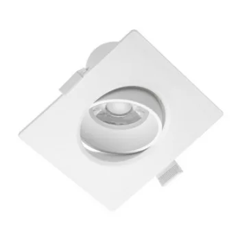   VOLARE LED-es ledes lámpa, 10W, 800lm, AC175-250V, 50/60 Hz, PF>0,5, Ra>80, IP20, sugárzási szög 38°, 3000K, négyzet alakú.