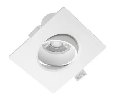 VOLARE LED-es ledes lámpa, 10W, 800lm, AC175-250V, 50/60 Hz, PF>0,5, Ra>80, IP20, sugárzási szög 38°, 3000K, négyzet alakú.