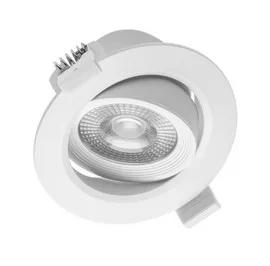 LED-es LED-es lámpa VOLARE, 5W, 400lm, AC175-250V, 50/60 Hz, PF>0,5, RA>80, IP20, sugárzási szög 38°, 3000K, kör alakú.