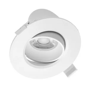 LED-es lefelé világító VOLARE, 10W, 800lm, AC175-250V, 50/60 Hz, PF>0,5, RA>80, IP20, sugárzási szög 38°, 3000K, kör alakú