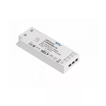   LED tápegység 9W SLIM EASY CLICK 12VDC, bemenet 220-240 VAC, IP20, dimmensions 103x41x12 mm miniAMP+kábel