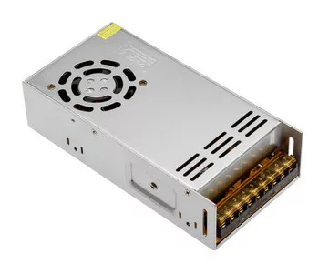 LED tápegység 350W, bemenet 175V-260VAC/kimenet 12V DC, 47-63Hz, IP20, méret 197x98x50 mm