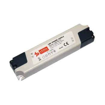   Ledis műanyag házas Led tápegység, 60W, 12V, 5A, 316X18X15mm, Sorkapcsos