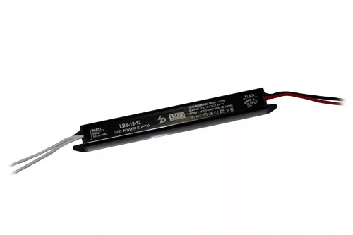 Ledis Alumínium házas Tápegység, 18W, 12V, 1,5A, 166X18X18mm IP20