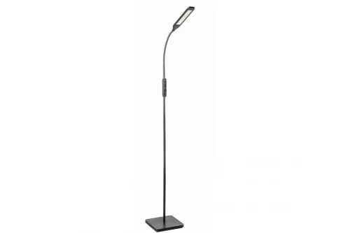 LED állólámpa VASALIA 8W, 450lm, AC220-240V, 4-CCT, 5 fokozatú fényerőszabályozás, időzítő, PF>0,5, Ra>80, fekete