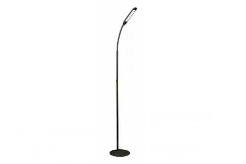 LED állólámpa YORK 10W, 900lm, AC220-240V, 3 fokozatú fényerőszabályozás , 3-CCT, távirányító ,PF>0,5, Ra>85, fekete színű.