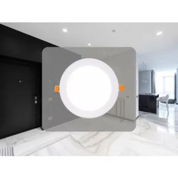 Nedes süllyesztett lámpa, 12W, 60SMD, 4000K