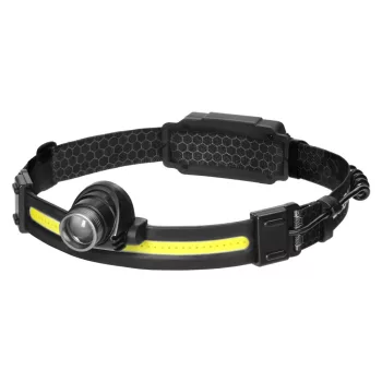 Orno Led fejlámpa, COB + Cree, 1200 mAh akkumulátorral