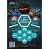Ultralux  HEXAGON X-csatlakozó LT5X7xx-hez, 90°, 2 tűs