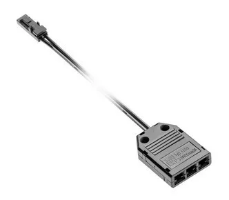 GTV Mini AMP csatlakozó LED szalagokhoz LZ-AKZ612-10N elosztóval, 6 aljzat