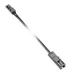 Kábel miniAMP csatlakozóval 12V DC, max. 3A, IP20, 2 m, fekete