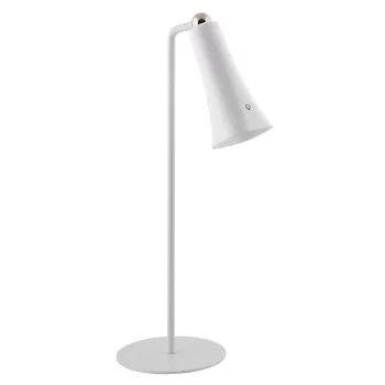   Ultralux Dimmelhető LED asztali lámpa, Mágneses (talpas és csiptetős) 3W, 4000K, 120lm, IP20, Fehér
