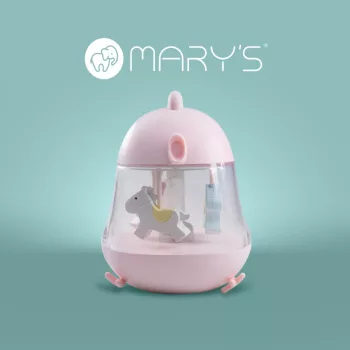   RGB-s Éjszakai fény, Music Box, akkumulátoros, USB kábellel, 5W,  RGB+3000K,  Akkumulátor kapacitása: 1200mAh / 3.7V, Bemeneti feszültség: 5V DC 1A, 121 x 130 x 157mm, Rózsaszín