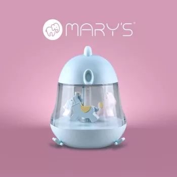   RGB-s Éjszakai fény, Music Box, akkumulátoros, USB kábellel, 5W,  RGB+3000K,  Akkumulátor kapacitása: 1200mAh / 3.7V, Bemeneti feszültség: 5V DC 1A, 121 x 130 x 157mm, Kék