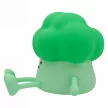 Éjszakai LED Lámpa, Brokkoli, Zöld, Akkumulátoros, USB kábellel , 2,5W, 6500K, Akkumulátor kapacitása: 1200 mAh, Bemeneti feszültség: 5V DC 1A, 128x130x93mm