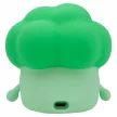 Éjszakai LED Lámpa, Brokkoli, Zöld, Akkumulátoros, USB kábellel , 2,5W, 6500K, Akkumulátor kapacitása: 1200 mAh, Bemeneti feszültség: 5V DC 1A, 128x130x93mm