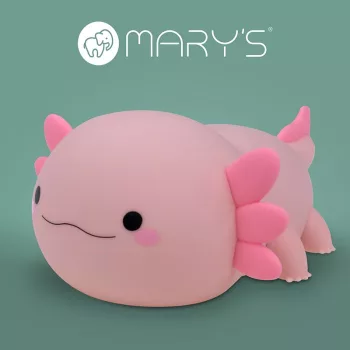   MW61489 - Ecolight LED Éjszakai fény, USB-s, 2,5W, 4000K, 1200mAh, 5V DC, Rózsaszín, Axolotl