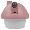   MW61496 - Ecolight LED párásító, USB-s, 2,5W, 3000K, 5V DC, 2000mAh, Gombaházikó, Rózsaszín