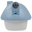 MW61498 - Ecolight LED párásító, USB-s, 2,5W, 3000K, 5V DC, 2000mAh, Gombaházikó, Kék