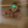   Ecolight Macis Gyerek fejlámpa, RGB-s, újratölthető (USB-C), 1W, 38lm, 500mAh/3,7V, RGB: 9000K (LED) - 5800K (búrával)