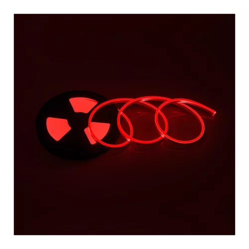 DL LED szalag neon flex (100LED/1m), 12DC, IP65, 11W/1m, 5m, Piros