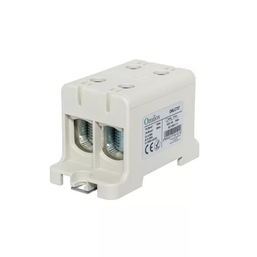 OMLC737 - Fővezetéki sorkapocs  dupla 95mm2 szürke
