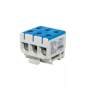 OMLC747 - Fővezetéki sorkapocs  tripla 50mm2 kék