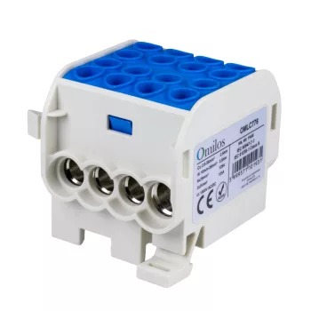 OMLC776 - Fővezetéki leágazókapocs 1P 35/25 kék, 4 sor