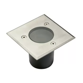   ALFA-K-MINI földi világítótest, négyzet alakú, GU10 (max. 10W), IP67, AC220-240V, 50/60Hz, inox