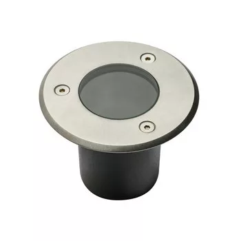   ALFA-O-MINI földi világítótest, kerek, GU10 (max. 10W), IP67, AC220-240V, 50/60Hz, inox, AC220-240V, 50/60Hz, inox