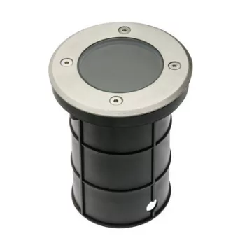   ALFA-O földi világítótest, kerek, GU10 (max. 50W), IP67, AC220-240V, 50/60Hz, (13x11cm), inox