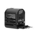 GOworld univerzális utazási adapter USB töltővel