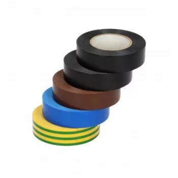   5 darab, egyenként 19 mm széles, 20 m hosszú szigetelőszalag-készlet