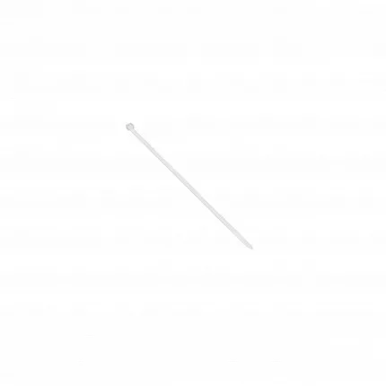 Kábelkötegelő természetes színű 4,8mm széles, 250mm hosszú, 100 db.