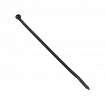   Kábelkötegelő fekete színű, UV-álló, 2,5 mm széles, 100 mm hosszú, 100 db.