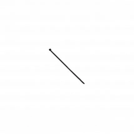 Kábelkötegelő fekete színű, UV-álló, 3,6 mm széles, 200 mm hosszú, 100 db.