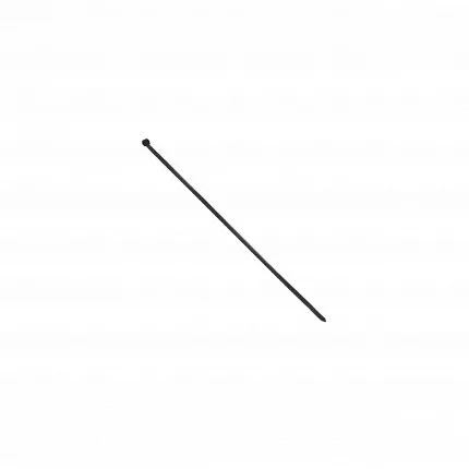 Kábelkötegelő fekete színű, UV-álló, 3,6 mm széles, 300 mm hosszú, 25 db.