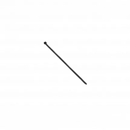 Kábelkötegelő fekete színű, UV-álló, 4,8 mm széles, 250 mm hosszú, 25 db.
