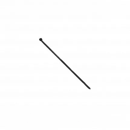 Kábelkötegelő fekete színű, UV-álló, 4,8 mm széles, 300 mm hosszú, 100 db.