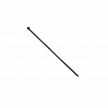 Kábelkötegelő fekete színű, UV-álló, 4,8 mm széles, 400 mm hosszú, 100 db.