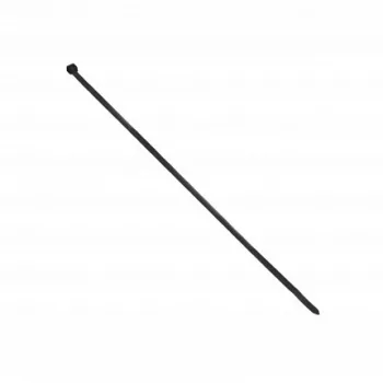   Kábelkötegelő fekete színű, UV-álló, 7,5 mm széles, 500 mm hosszú, 25 db.