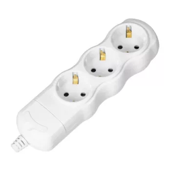 Aljzatelosztó 3x2P+E (Schuko)