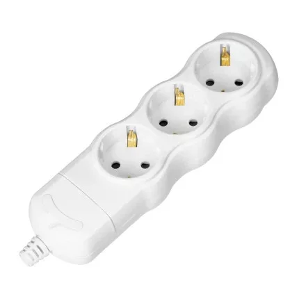 Aljzatelosztó 3x2P+E (Schuko)