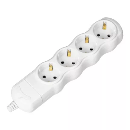 4x2P+E (Schuko) aljzatelosztó