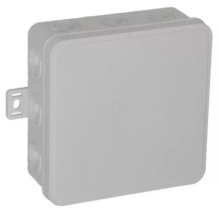 Felületre szerelhető csatlakozódoboz CLICK IP54 12 kábelbevezetés 100x100x41mm fehér