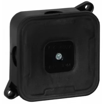   Felületre szerelhető csatlakozódoboz ECO IP44 400V 4 db 85x85x35mm fekete
