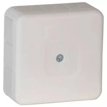   Felületre szerelhető csatlakozódoboz PRO IP55 400V 12 gumi kábelbevezetés 85x85x37mm fehér