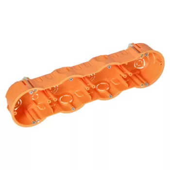   Süllyesztett csatlakozódoboz gipszkarton falakhoz - 60 mm, 4 rekesz, 30 db.